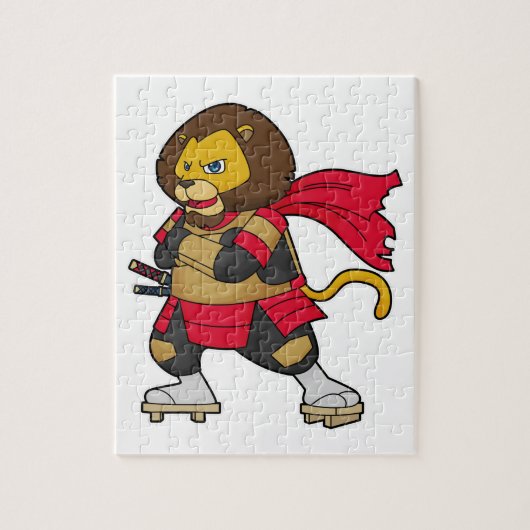 Loon als warrior met Cape Legpuzzel (Verticaal)