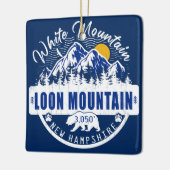 Loon berg New Hampshire Camping Keramisch Ornament (Links)