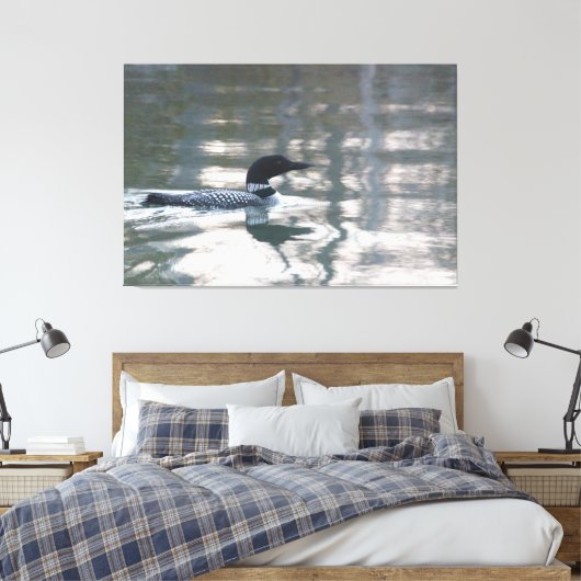 Loon Canvas Print (Insitu (Slaapkamer))