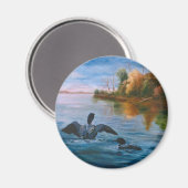 Loon Dance Magnet (Recto/Verso)