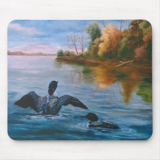 Loon Dance Mousepad Muismat (Voorkant)