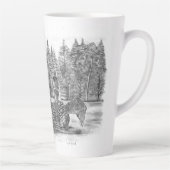 Loon Diffusion Ses Ailes Latte Mug (Droite)