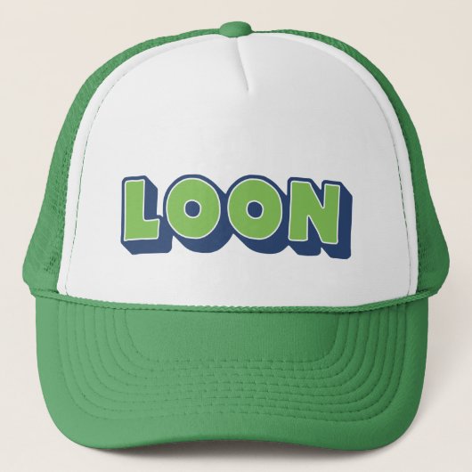 Loon, Doric Dialect Trucker Hat, Schots Trucker Pet (Voorkant)