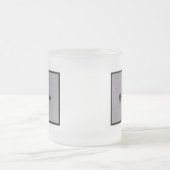 Loon Family Catching Minnows Frosted Glass Mug (Centre)