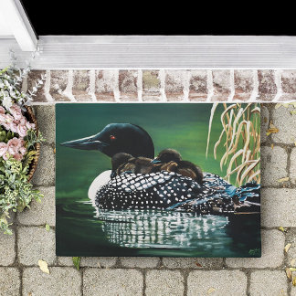Loon Family Outing Deurmat