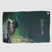 Loon Family Outing Golfhanddoek (Horizontaal)