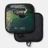 Loon Family Outing Pannenlap (Voorkant / Achterkant)