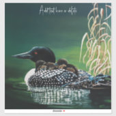 Loon Family Outing Sticker (Vel)