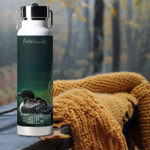 Loon Family Outing Waterfles