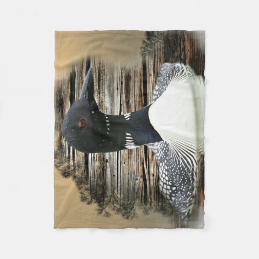 Loon Fleece Deken (Voorkant)