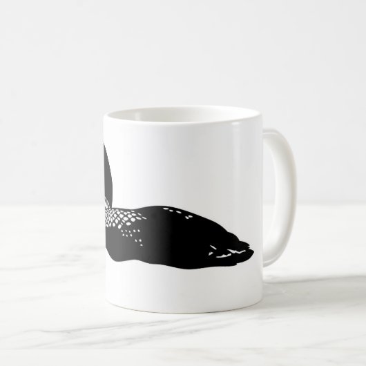 Loon Illustration Café Mug (Devant droit)
