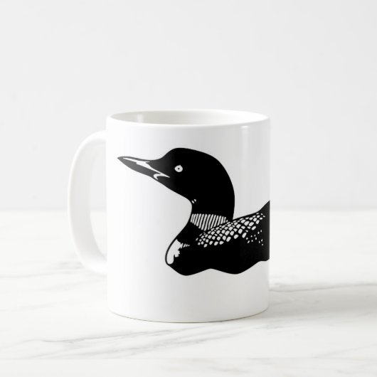 Loon Illustration Café Mug (Devant gauche)
