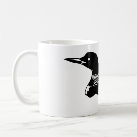 Loon Illustration Café Mug (Gauche)