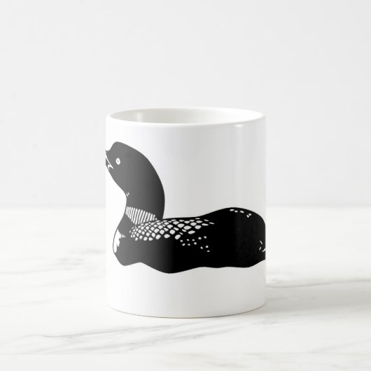 Loon Illustration Coffee Mok (Center)