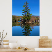 Loon Island Reflection - Newfound Lake Poster (Keuken)