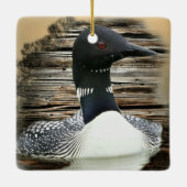 Loon Keramisch Ornament (Achterkant)