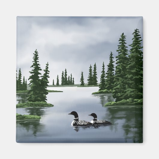 Loon magneten (Voorkant)