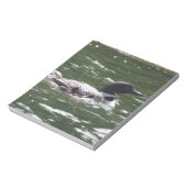 Loon met baby's 2 notitieblok (Gedraaid)