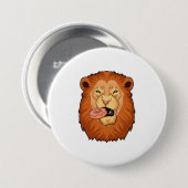 Loon met Donut Ronde Button 7,6 Cm (Voorkant /achterkant)