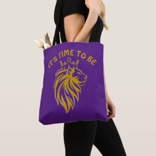 Loon met kroon - gouden stijl 2 draagtas