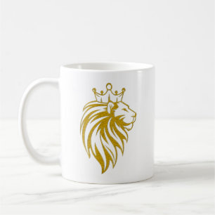 Loon met kroon - gouden stijl 2 koffiemok