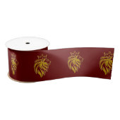 Loon met kroon - gouden stijl 2 lint (Spoel)