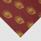 Loon met kroon - gouden stijl 2 tissuepapier (Detail)