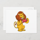 Loon met vlees briefkaart (Voorkant / Achterkant)