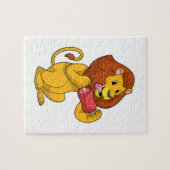 Loon met vlees legpuzzel (Horizontaal)