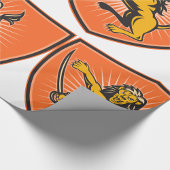 Loon met zwaard cadeaupapier