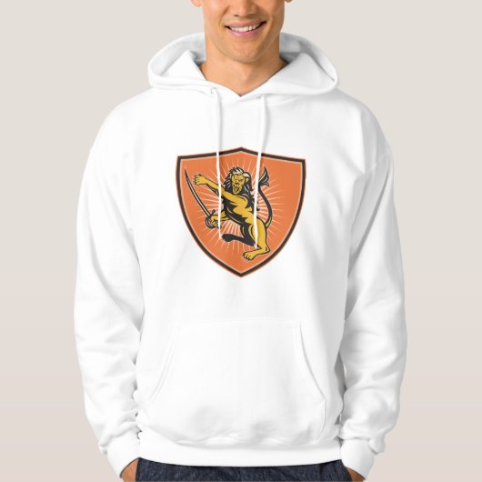 Loon met zwaard hoodie (Voorkant)