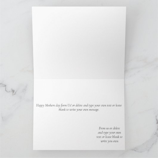 Loon Moederdag Kaart (Binnen)