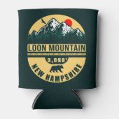 Loon Mountain New Hampshire - Retro 60s Blikjeskoeler (Voorkant)