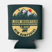Loon Mountain New Hampshire - Retro 60s Blikjeskoeler (Achterkant)