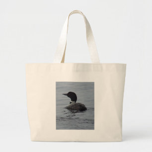 Loon op het meer van Pushaw Grote Tote Bag