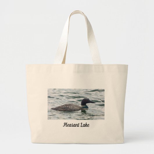 Loon Overmaatse Canvas tas (Voorkant)