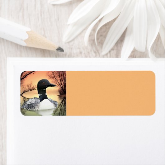 Loon Reflections Etiket (Insitu)