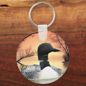 Loon Reflections Sleutelhanger (Voorkant)
