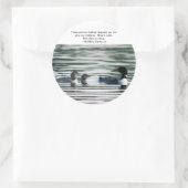 Loon Stickers met quote (Tas)