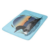 Loon Sunset Blue Badmat (Gekanteld)