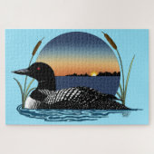 Loon Sunset Blue Legpuzzel (Horizontaal)