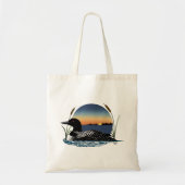 Loon Sunset Blue Tote Bag (Voorkant)