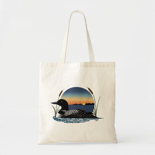 Loon Sunset Blue Tote Bag (Voorkant)