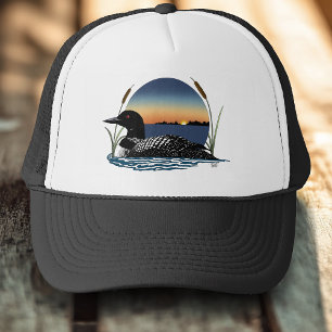 Loon Sunset Blue Trucker Pet