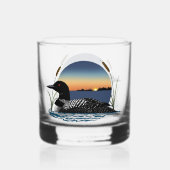 Loon Sunset Blue Whisky Glas (Voorkant)