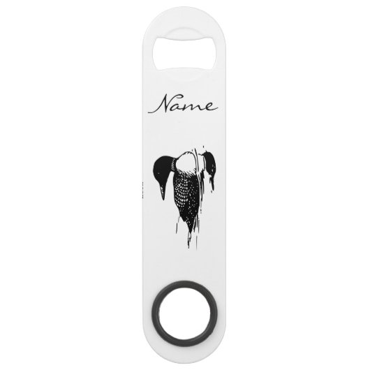 Loon Swimming Bird Art Thunder_Cove (Devant)