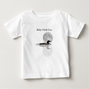 Loon Swims Dans La Lune Baby T-Shirt