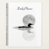 Loon Swims Dans Le Planificateur Quotidien Lune (Devant)