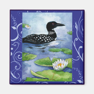 Loon, watervogels, natuur, noordelijke meermagneet magneet