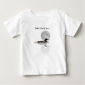 Loon zwemt in het Moonlight Baby T-shirt (Voorkant)